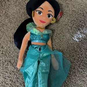 Disney Blue and Black Stuffed Animal